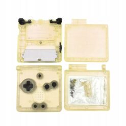 Carcasa Transparente Amarillo para Gameboy Advance SP