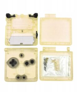 Carcasa Transparente Amarillo para Gameboy Advance SP