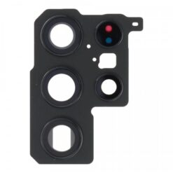Cubierta de Cámara Trasera Negra para Samsung Galaxy S22 Ultra SM-S908 Alta Calidad