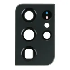 Cubierta de Cámara Trasera Negra para Samsung Galaxy S21 Ultra SM-G988 Alta Calidad