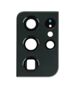 Cubierta de Cámara Trasera Negra para Samsung Galaxy S21 Ultra SM-G988 Alta Calidad