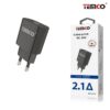 Cargador USB Color Negro para Móviles TEMCO