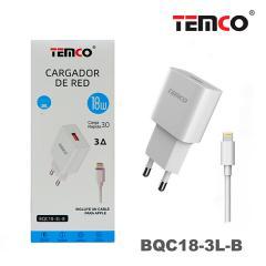 Cargador USB con Cable Color Blanco para iPhone - iPad TEMCO