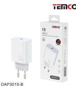 Cargador Typo-C Color Blanco para Móviles TEMCO