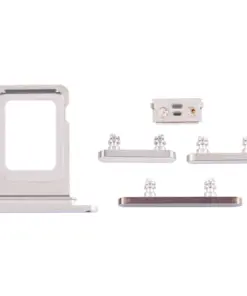 iPhone 12 Pro Max Set Botones con Bandeja SIM Blanco