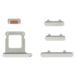 iPhone 14 Set Botones con Bandeja SIM Blanco