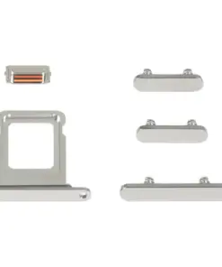 iPhone 14 Set Botones con Bandeja SIM Blanco