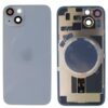 iPhone 14 Tapa Trasera con Soporte de Metal Azul