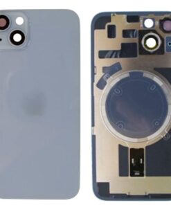 iPhone 14 Tapa Trasera con Soporte de Metal Azul