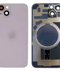 iPhone 14 Tapa Trasera con Soporte de Metal Purpura