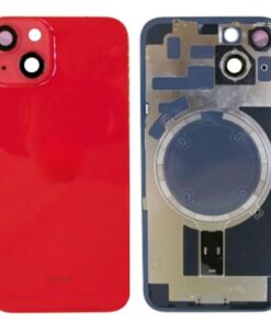 iPhone 14 Tapa Trasera con Soporte de Metal Roja