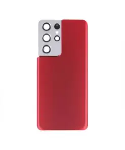 Tapa Trasera Roja para Samsung Galaxy S21 Ultra SM-G998 Calidad Premium